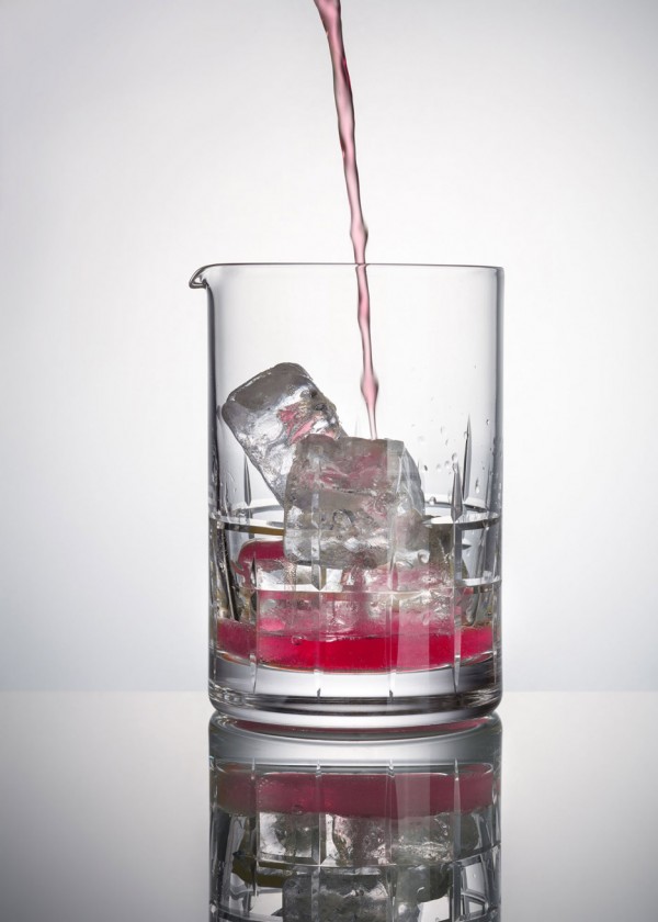 Uranium glassware by Martin Jakobsen reacts to UV light