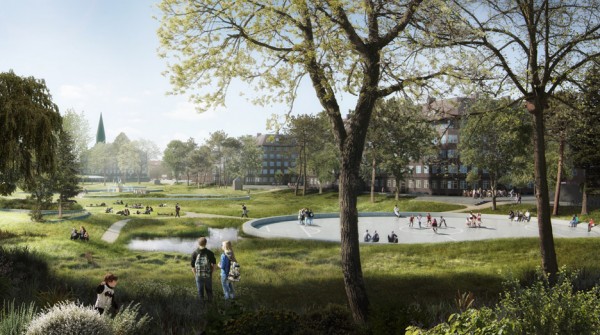 Hans Tavsens Park and Korsgade by SLA and Ramboll