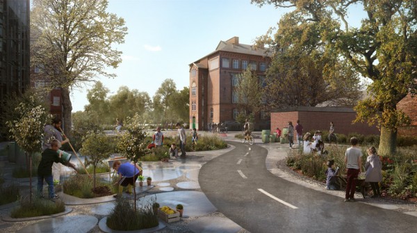 Hans Tavsens Park and Korsgade by SLA and Ramboll