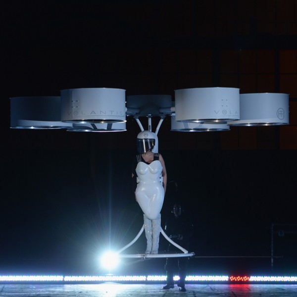 Lady Gaga "First flying dress" by Lady Gaga, Studio XO and TechHaus,