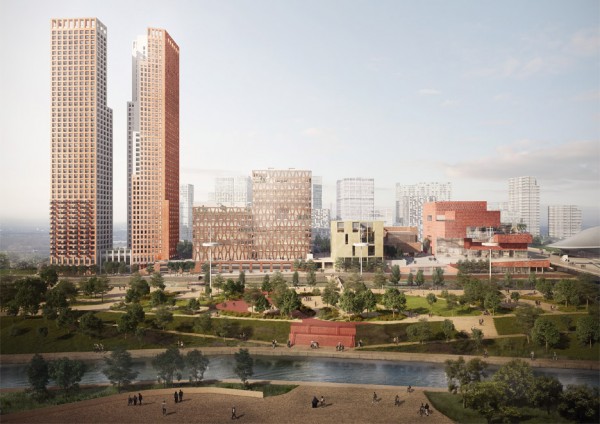 New images reveal Olympicopolis vision by Allies and Morrison and O’Donnell + Tuomey