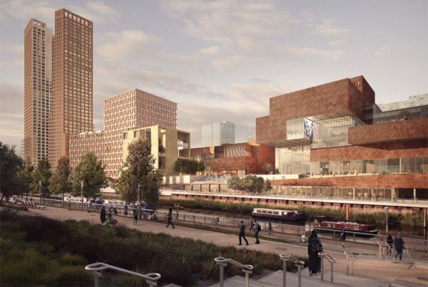 New images reveal Olympicopolis vision by Allies and Morrison and O’Donnell + Tuomey