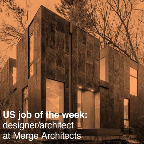 US job of the week: designer/architect at Merge Architects
