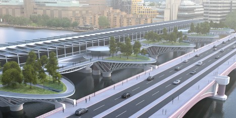 Crispin Wride unveils an alternative proposal for a garden bridge at Blackfriars, including a series of garden islands