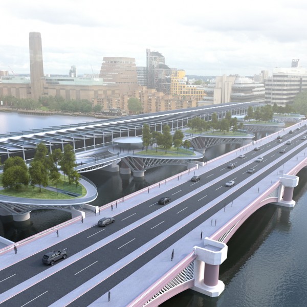 Crispin Wride unveils an alternative proposal for a garden bridge at Blackfriars, including a series of garden islands