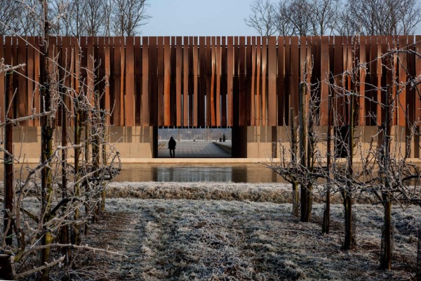 Crematorium Hofheide in Belgium by Coussée & Goris architecten and RCR Arquitectes