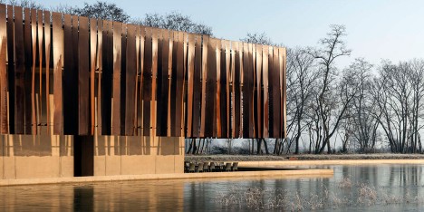 Crematorium Hofheide in Belgium by Coussée & Goris architecten and RCR Arquitectes