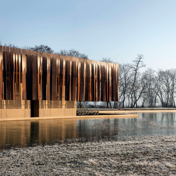 Crematorium Hofheide in Belgium by Coussée & Goris architecten and RCR Arquitectes