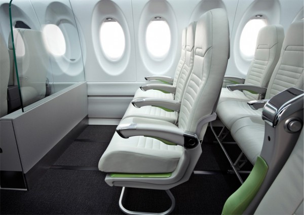Bombardier's CS100 aircraft