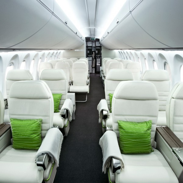 Bombardier's CS100 aircraft