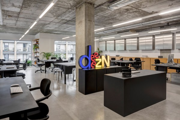 The Dezeen office in Hoxton, London designed by Pernilla Ohrstedt