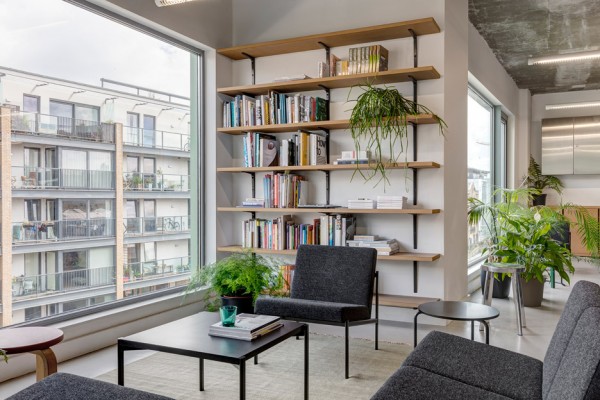 The Dezeen office in Hoxton, London designed by Pernilla Ohrstedt