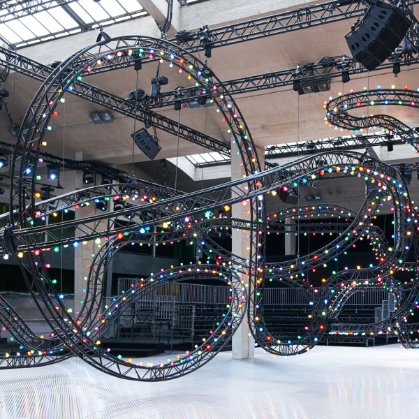 Dior Homme summer 2017 catwalk set by Villa Eugenie