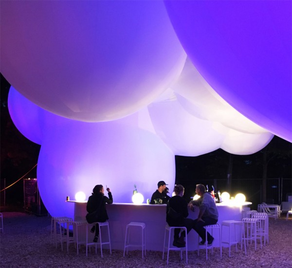 BIG creates inflatable pavilion at Roskilde Music Festival