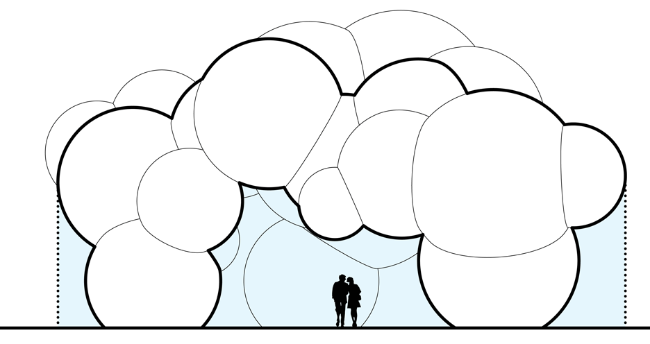 BIG creates inflatable pavilion at Roskilde Music Festival