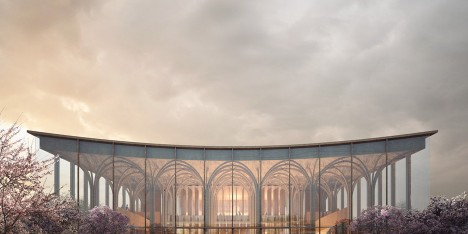 Rendering from Forbes Massie's Seduction of Light exhibition
