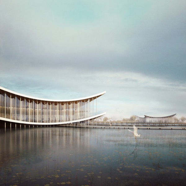 Renderings by Forbes Massie for Seduction of Light exhibition