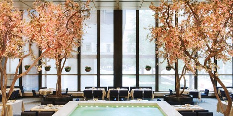 Auction of Philip Johnson’s The Four Seasons restaurant interior raises over $4.1 million