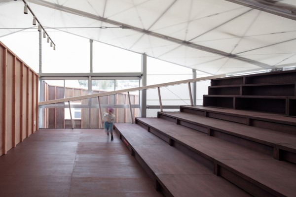 Yasutaka Yoshimura transforms warehouse into Fukumasu kindergarten