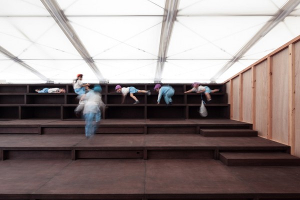 Yasutaka Yoshimura transforms warehouse into Fukumasu kindergarten