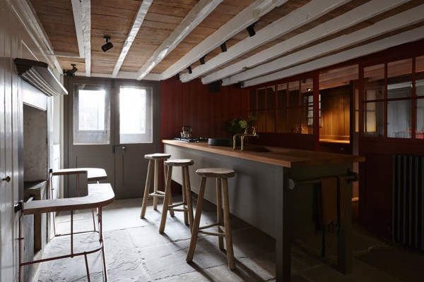 Fashion brand Hostem's first guesthouse is housed in a refurbished Georgian house in Whitechapel, London