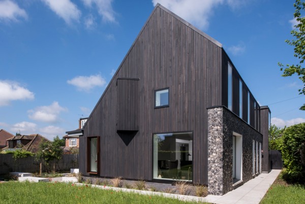House 19 by Jestico and Whiles features materials that reference local history