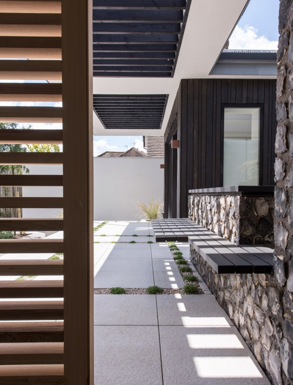 House 19 by Jestico and Whiles features materials that reference local history