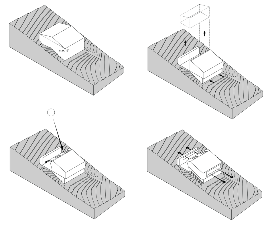House P by Yonder architektur und design was built as a holiday home for a family from Hamburg