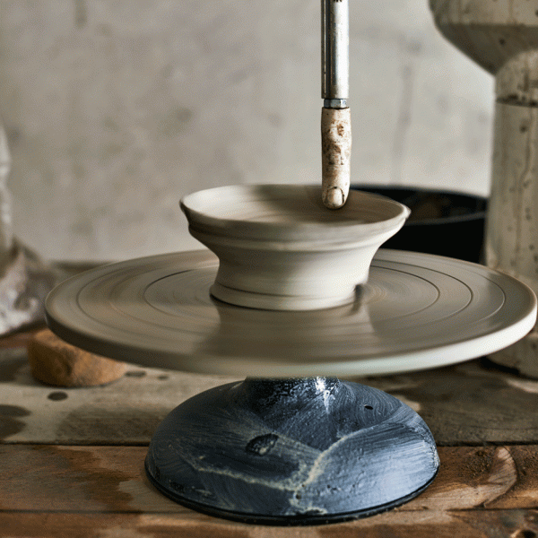 humanMADE, a robotic potter designed by 2016 Central Saint Martins graduate Charlotte Nordmoen