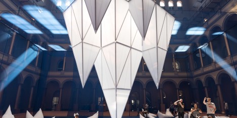 James Corner Field Operations installs over 30 “icebergs” in Washington DC museum