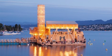 ETH Zurich students build floating wooden pavilion for Manifesta art biennale