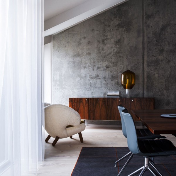 Studio David Thulstrup avoids Scandinavian furniture in Copenhagen apartment design