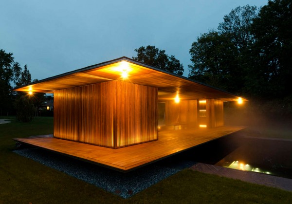 Meditation Pavilion and Garden in Geneva by GM Architectes Associes
