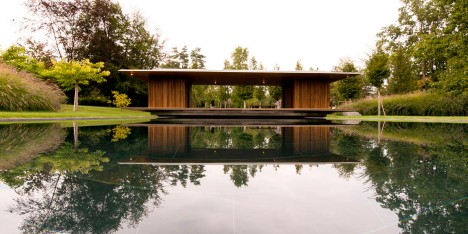 Meditation Pavilion and Garden in Geneva by GM Architectes Associes