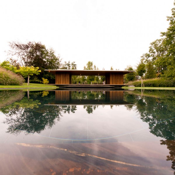 Meditation Pavilion and Garden in Geneva by GM Architectes Associes