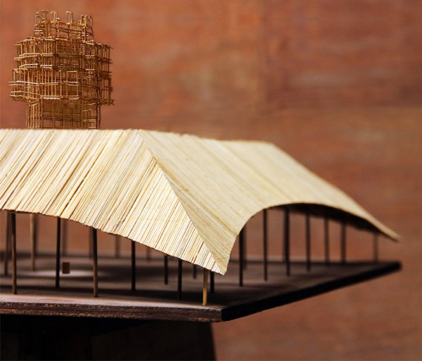 This year's MPavilion by Studio Mumbai is the largest bamboo structure ever built in Australia