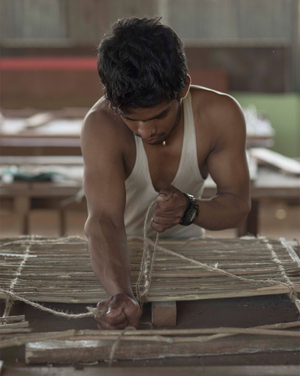 This year's MPavilion by Studio Mumbai is the largest bamboo structure ever built in Australia