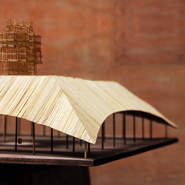 This year's MPavilion by Studio Mumbai is the largest bamboo structure ever built in Australia