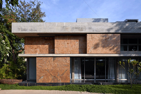 Moving Landscape House with Walls by Matharoo