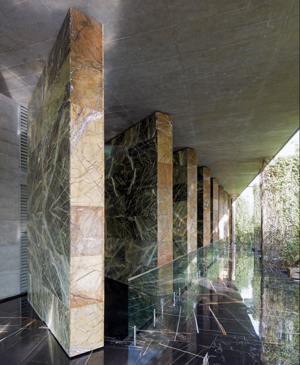 Moving Landscape House with Walls by Matharoo