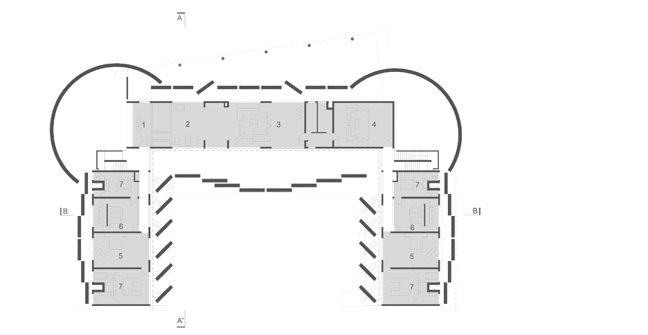 Moving Landscape House with Walls by Matharoo