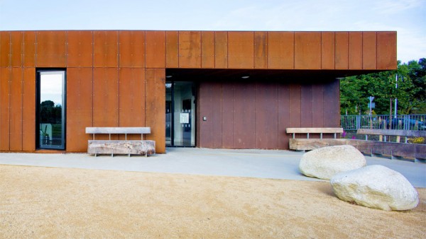 A 1960s portal frame structure has been refurbished at Nenagh Leisure Centre by ABK Architects in County Tipperary, Ireland