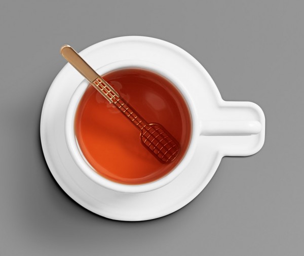 New 3D printed products added to Othr's product range, including a cup, saucer and spoon