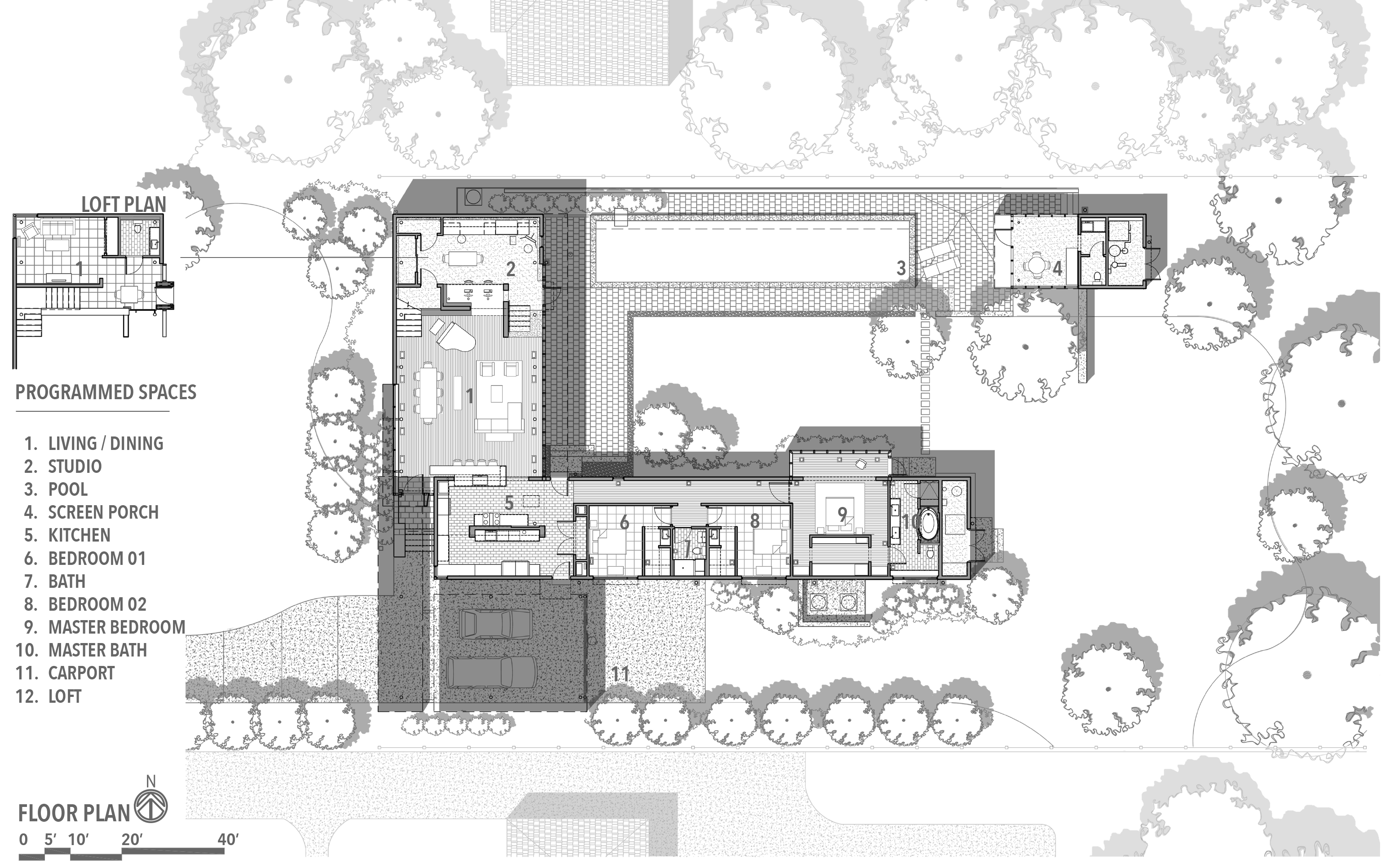 Oak Ridge House by Duvall Decker Architects