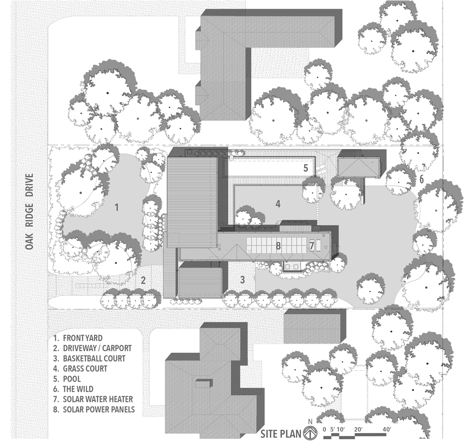 Oak Ridge House bu Duvall Decker Architects