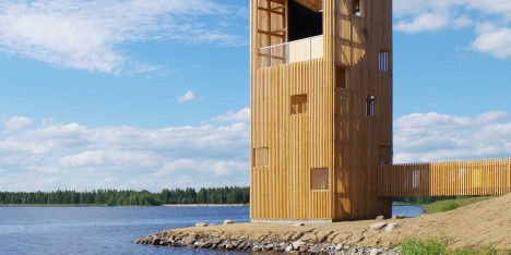 Periscope tower by Ooppea in Finland