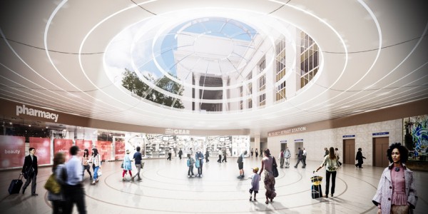 Philadelphia 30th Street Station Masterplan by SOM