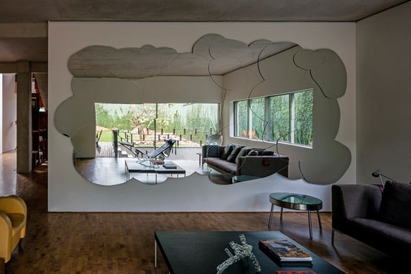 Campanas Brothers use palm fibre to give Sao Paulo house hairy texture