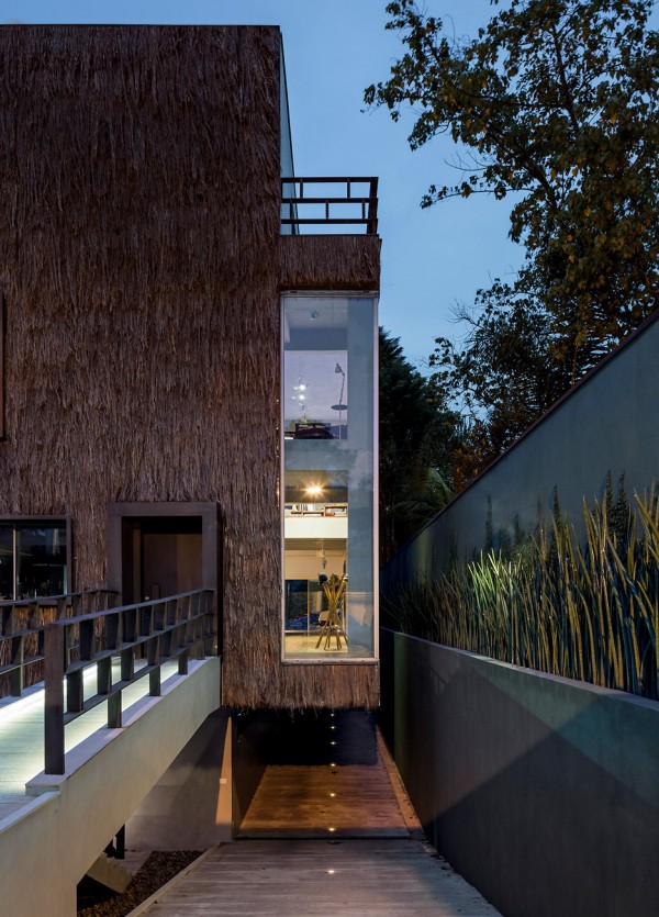 Campanas Brothers use palm fibre to give Sao Paulo house hairy texture