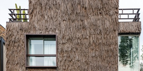 Campanas Brothers use palm fibre to give Sao Paulo house hairy texture